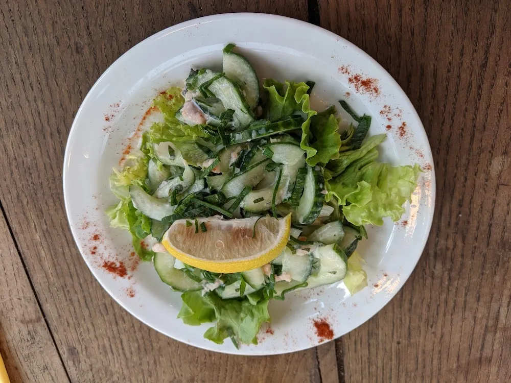 Salade de Concombre Saumon Fumé